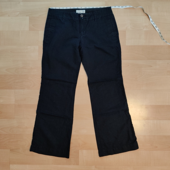 Old Navy Pants - Old Navy Black Linen/Cotton pants Size 10